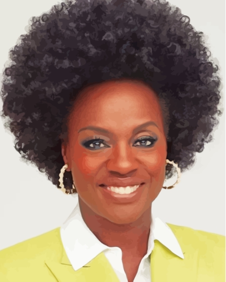 Actress Viola Davis Diamond Paintings