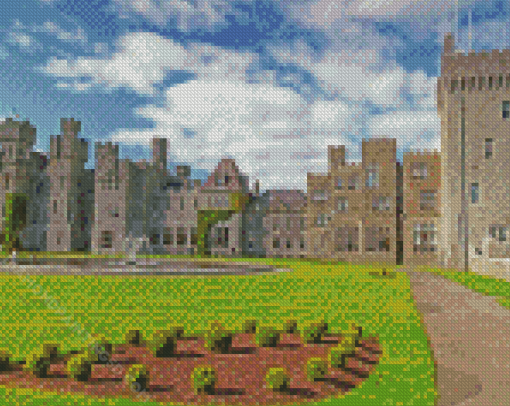 Aesthetic Ashford Castle Ruins Diamond Paintings