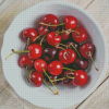 Aesthetic Bowl Of Cherries Diamond Paintings