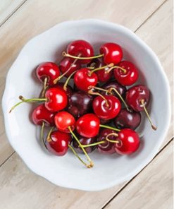 Aesthetic Bowl Of Cherries Diamond Paintings