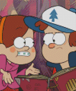 Aesthetic Gravity Falls Diamond Paintings