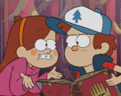 Aesthetic Gravity Falls Diamond Paintings