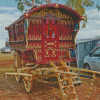 Aesthetic Gypsy Wagon Diamond Paintings