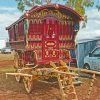 Aesthetic Gypsy Wagon Diamond Paintings