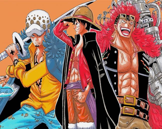 Aesthetic Luffy Law Diamond Paintings