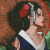 Aesthetic Oriental Lady Diamond Paintings