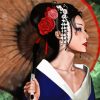 Aesthetic Oriental Lady Diamond Paintings