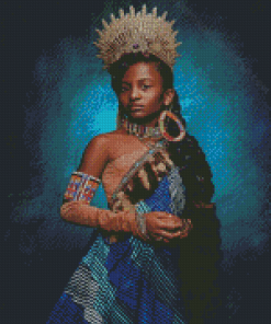 Aesthetic African Princess Diamond Paintings