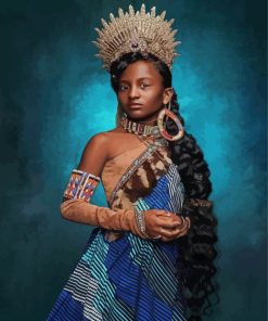 Aesthetic African Princess Diamond Paintings