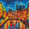 Aesthetic Amsterdam Autumn Art Diamond Paintings