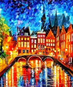 Aesthetic Amsterdam Autumn Art Diamond Paintings