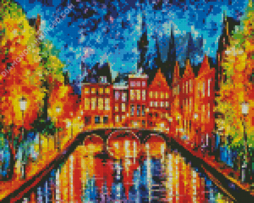 Aesthetic Amsterdam Autumn Art Diamond Paintings