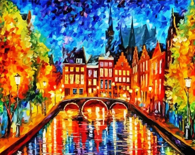 Aesthetic Amsterdam Autumn Art Diamond Paintings