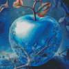 Aesthetic Blue Apple Diamond Paintings