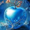 Aesthetic Blue Apple Diamond Paintings