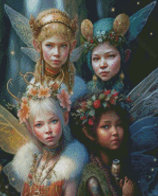 Aesthetic Fairy Angels Diamond Paintings