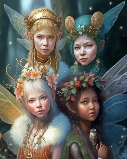 Aesthetic Fairy Angels Diamond Paintings