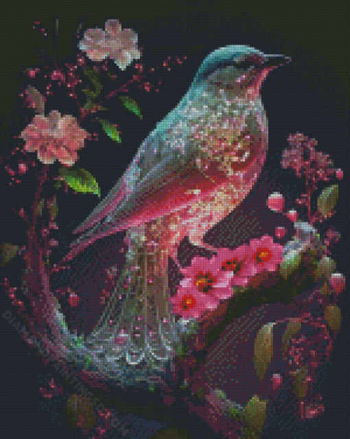 Aesthetic Floral Bird Diamond Paintings