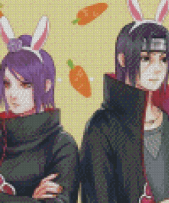 Aesthetic Itachi Konan Diamond Paintings