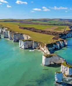 Aesthetic Jurassic Coast Diamond Paintings