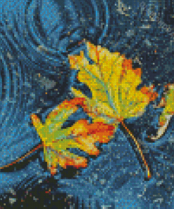 Aesthetic Maple In The Rain Diamond Paintings