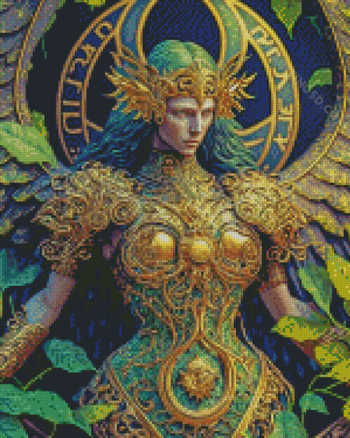 Aesthetic Nature Queen Warrior Diamond Paintings