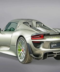 Aesthetic Porsche 918 Diamond Paintings