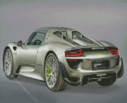 Aesthetic Porsche 918 Diamond Paintings