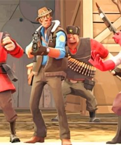 Aesthetic Team Fortress Diamond Paintings