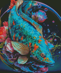 Aesthetic Tropical Fish Diamond Paintings