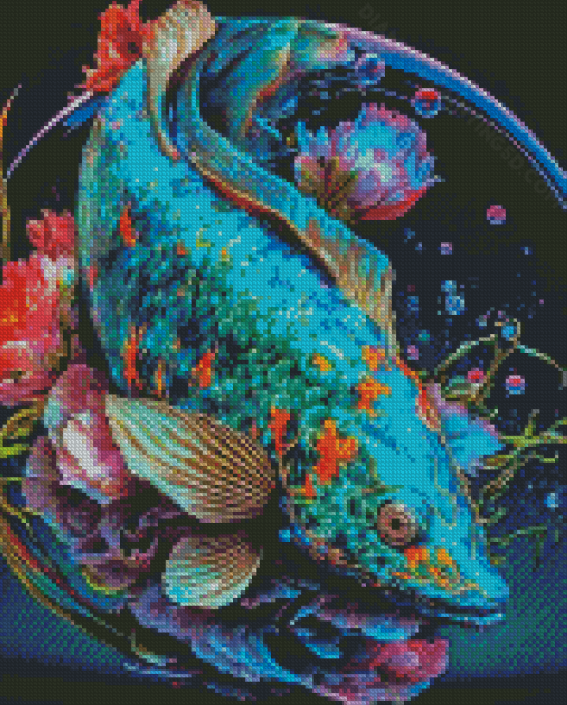 Aesthetic Tropical Fish Diamond Paintings