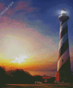 American Ligthhouses Cape Hatteras NC Diamond Paintings