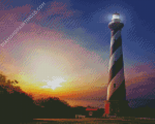 American Ligthhouses Cape Hatteras NC Diamond Paintings