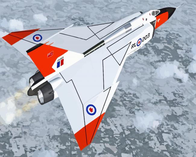 Avro Arrow Plane Diamond Paintings