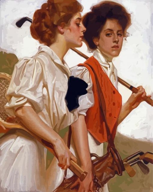 Beautiful Ladies Leyendecker Diamond Paintings