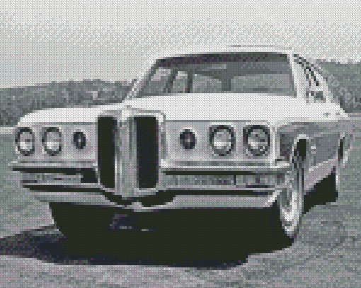 Black And White 70s Car Diamond Paintings