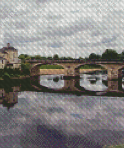 Bridge Over The River Chinon Diamond Paintings