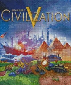 Civilization 5 Poster Diamond Paintings