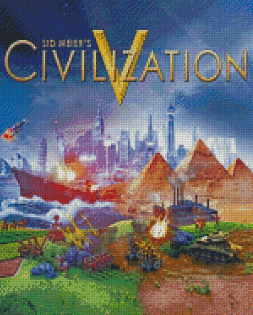 Civilization 5 Poster Diamond Paintings