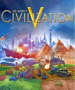 Civilization 5 Poster Diamond Paintings