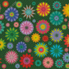 Colorful Funky Flowers Diamond Paintings