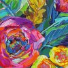 Colorful Flowers Jeanette Vertentes Diamond Paintings