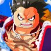 Cool Luffy Gear 4 One Piece Diamond Paintings