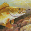 Cool Walleye Fishing Diamond Paintings