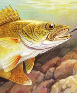 Cool Walleye Fishing Diamond Paintings