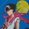 Cool Hiei Anime Diamond Paintings