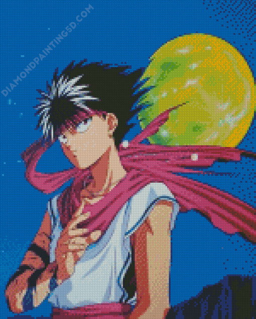 Cool Hiei Anime Diamond Paintings