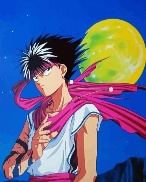 Cool Hiei Anime Diamond Paintings