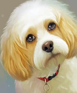 Cute Cavachon Dog Diamond Paintings