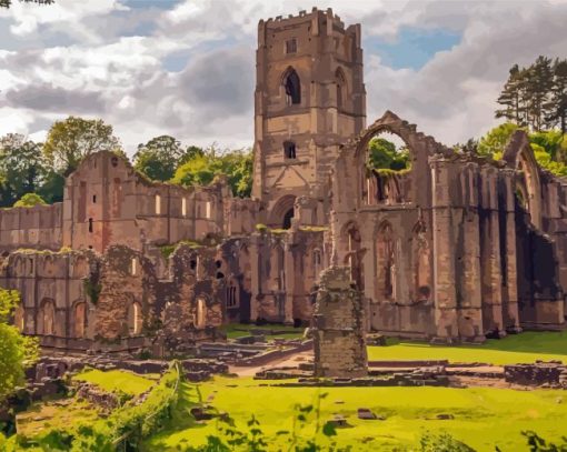 Fountains Abbey Diamond Paintings